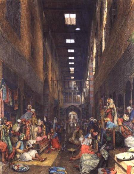 The Cairo Bazaar a John Frederick Lewis
