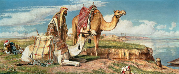Waiting for the Ferry, Upper Egypt a John Frederick Lewis
