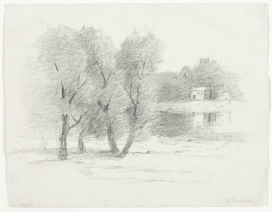 Landscape, late 19th-early 20th century a John Henry Twachtman