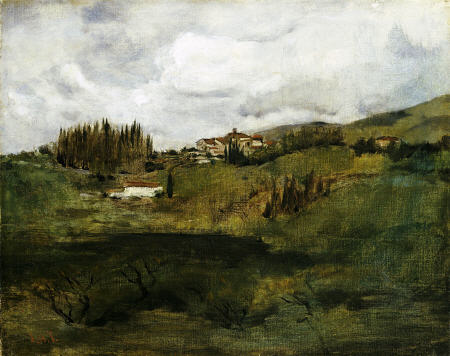 Tuscan Landscape a John Henry Twachtman