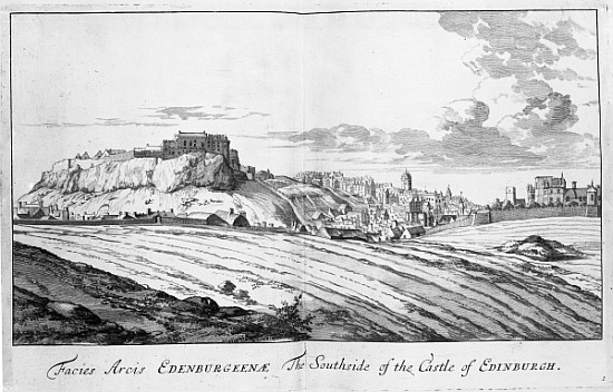 The Southside of the Castle of Edinburgh, from ''Theatrum Scotiae'' John Slezer a John Slezer