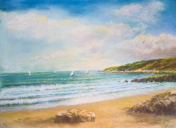 Devon Seascape a John Starkey