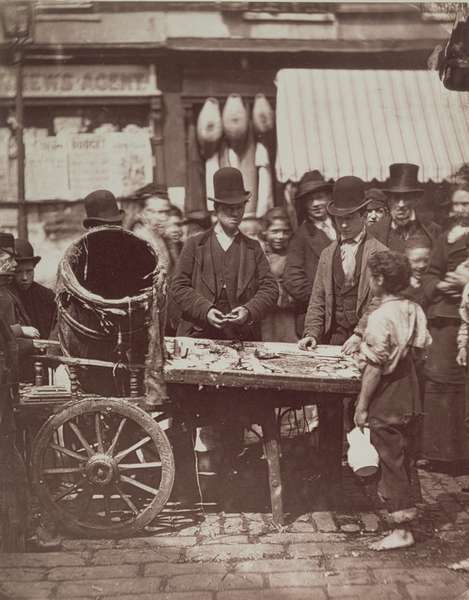 Cheap Fish of St. Giles, from ''Street Life in London'', 1877-78 (woodburytype)  a John Thomson