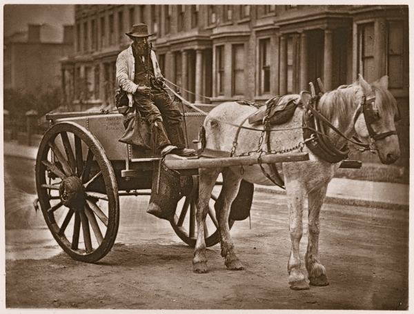 The Water Cart, from ''Street Life in London'', 1877-78 (woodburytype)  a John Thomson
