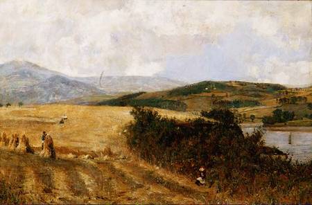 Harvest Time on the Conway River a John William Buxton Knight