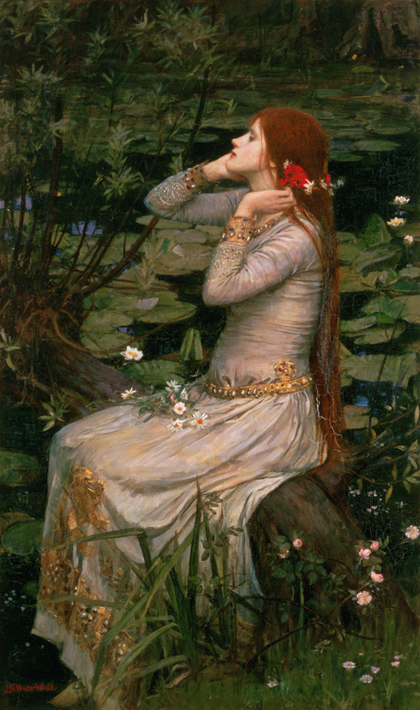 Ophelia. a John William Waterhouse