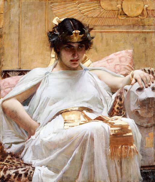 Cleopatra a John William Waterhouse