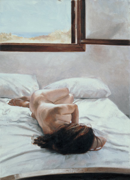 Sea Light on Your Body (oil on canvas)  a John  Worthington