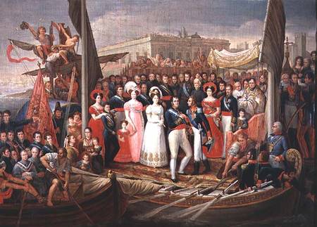 Ferdinand VII Disembarking in the Port of Santa Maria a Jose Aparicio