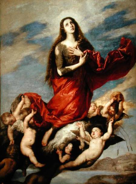 The Assumption of Mary Magdalene a José (detto Jusepe) de Ribera