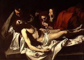 The burial Christi. a José (detto Jusepe) de Ribera