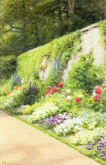 The Artist''s Garden a Joseph Farquharson