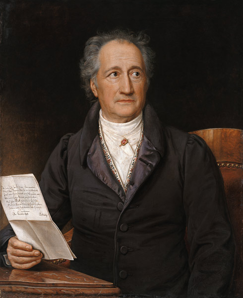 Portrait Johann Wolfgang of Goethe a Joseph Karl Stieler