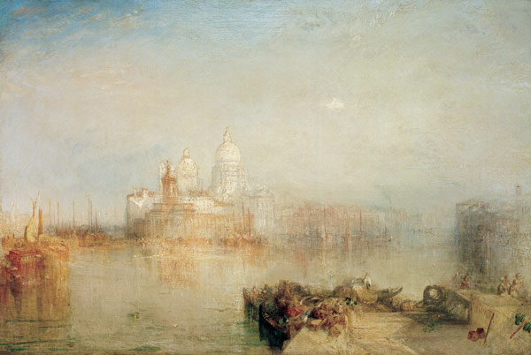 Dogana e S. Maria della Salute, Venezia a William Turner
