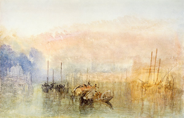 Turner / Venice, Entrance to Grand Canal a William Turner