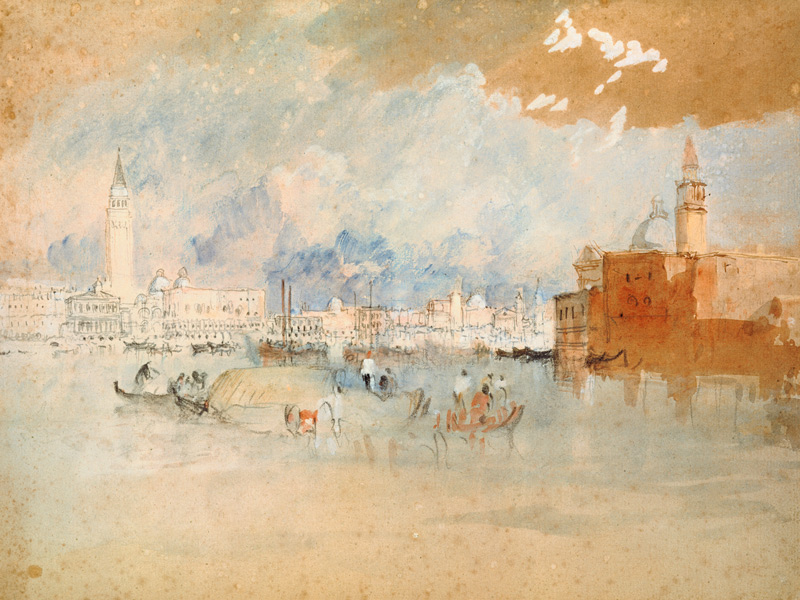 Venice, seen by the lagoon - Joseph Mallord William Turner