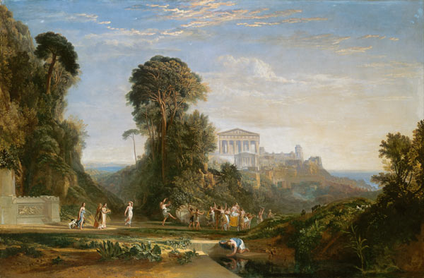 The Temple of Jupiter - Prometheus Restored a William Turner