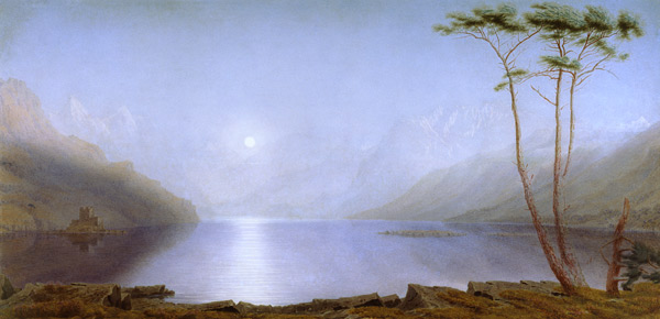 Loch Duich, Summer Moonlight  on a William Turner