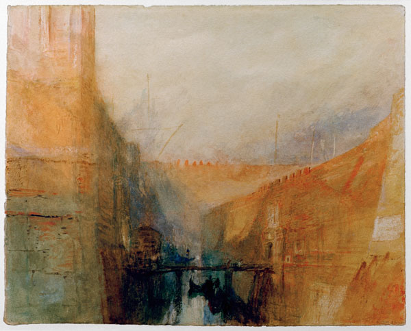 W.Turner, Venice, The Arsenal a William Turner