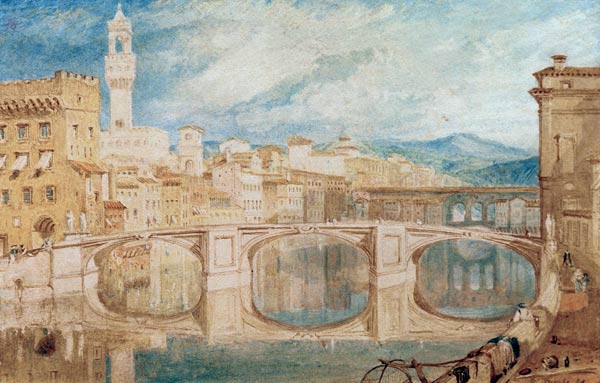W.Turner, View of Florence from Ponte... a William Turner