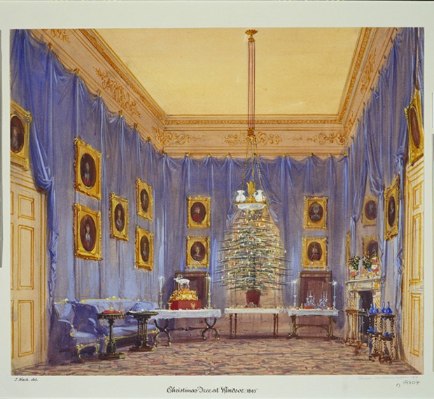 Queen Victoria's Christmas Tree, Windsor Castle a Joseph Nash