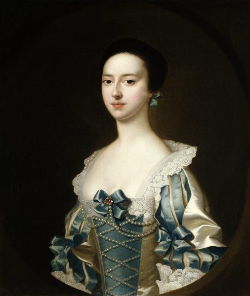 Anne Bateman, later Mrs. John Gisbourne a Joseph Wright of Derby
