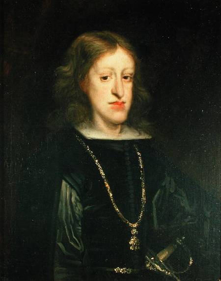 Charles II (1661-1700) of Spain a Juan Carreno de Miranda