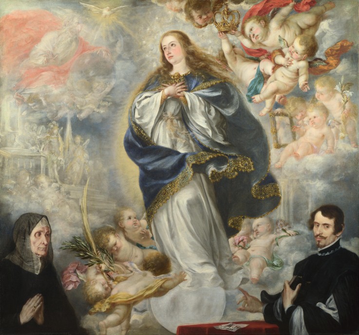 The Immaculate Conception with Two Donors a Juan de Valdes Leal