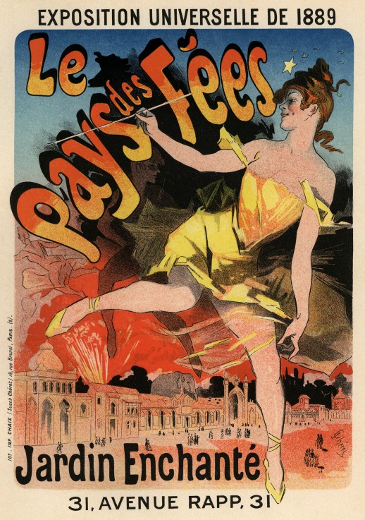 Le Pays des Fees (Poster) - Jules Chéret