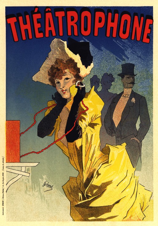 Théâtrophone (Poster) - Jules Chéret