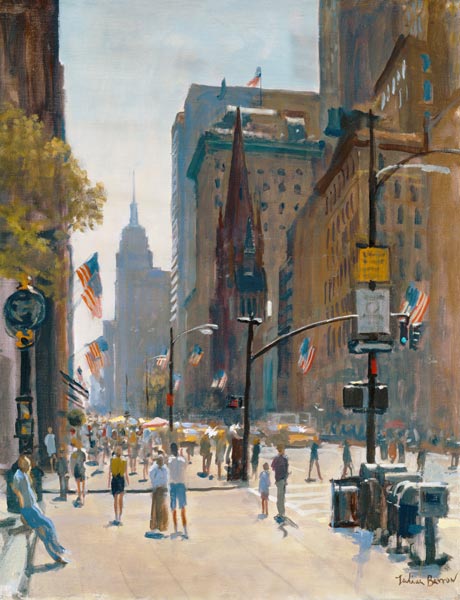 Fifth Avenue, 1997 (oil on canvas)  a Julian  Barrow