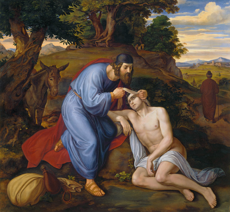 The Good Samaritan a Julius Schnorr von Carolsfeld