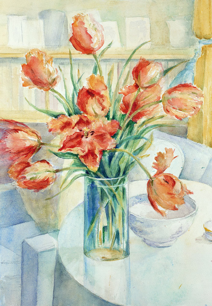 Artist''s Tulips in the Drawing Room  a Karen  Armitage