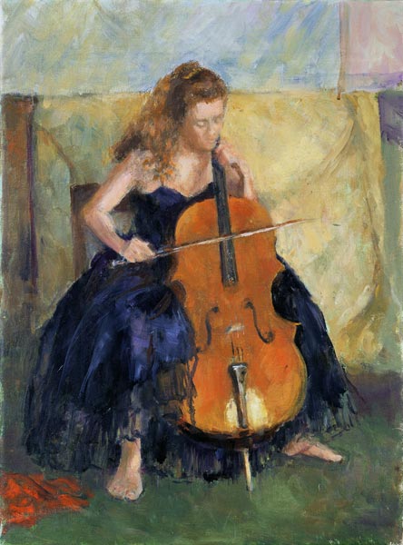 The Cello Player, 1995  a Karen  Armitage