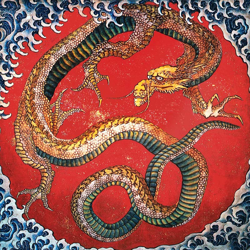 Dragon a Katsushika Hokusai