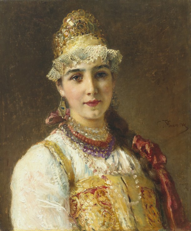 Boyar's Wife a Konstantin Jegorowitsch Makowski