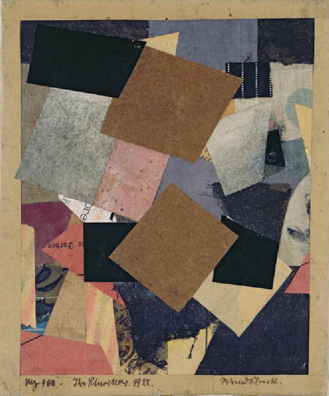 Merz 463, 1922 (collage) a Kurt Schwitters