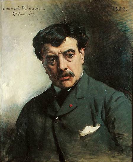 Portrait of Alexander Falguiere (1831-1900) a Leon Joseph Florentin Bonnat