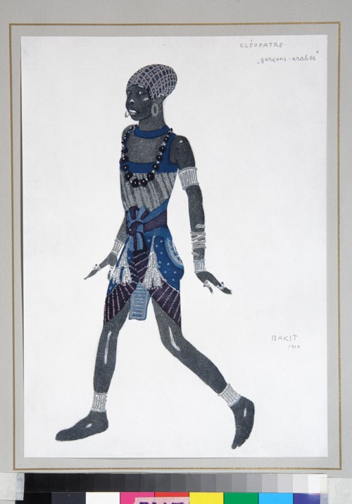 Costume design for the ballet Cléopatre a Leon Nikolajewitsch Bakst