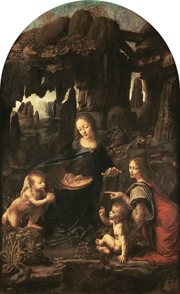 Vergine delle Rocce (prima impostazione) a Leonardo da Vinci