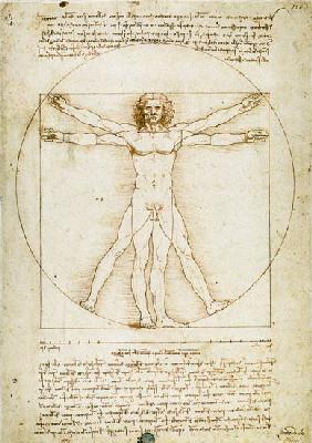 Uomo vitruviano  - Leonardo da Vinci