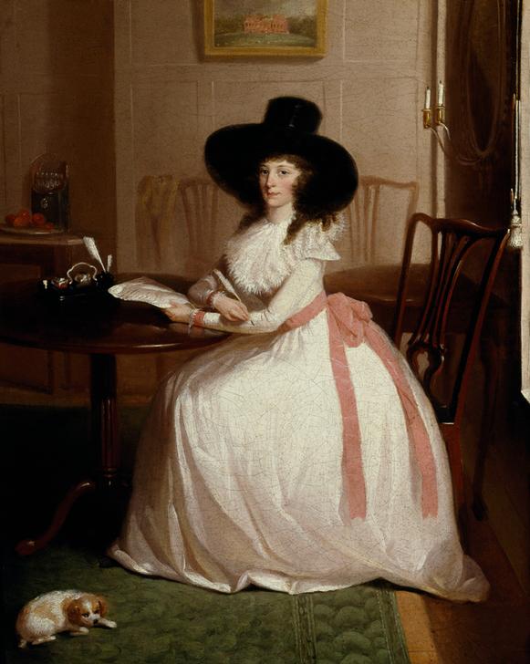 A portrait of Elizabeth Maria Chevallier a Lewis Vaslet