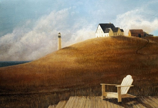 Maine Landscape a Lincoln  Seligman