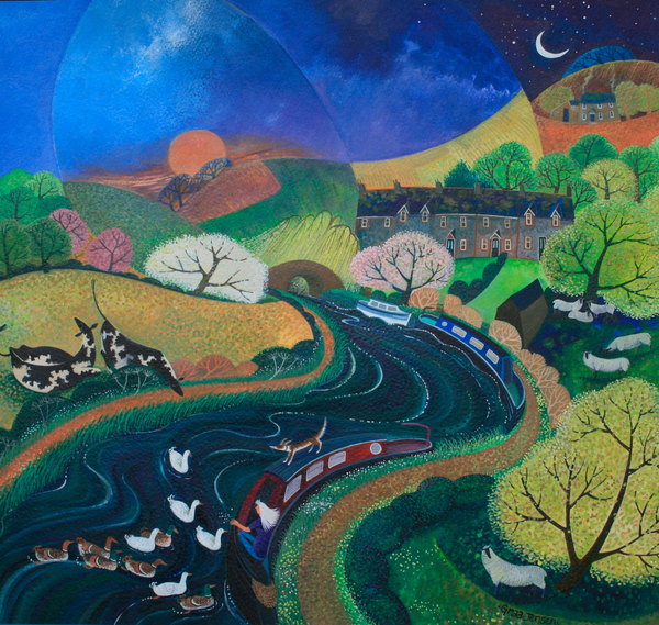 Moored for the night a Lisa Graa Jensen