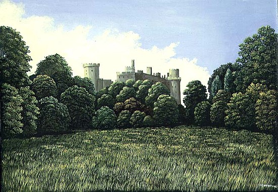 Warwick Castle, 1980 (panel)  a Liz  Wright