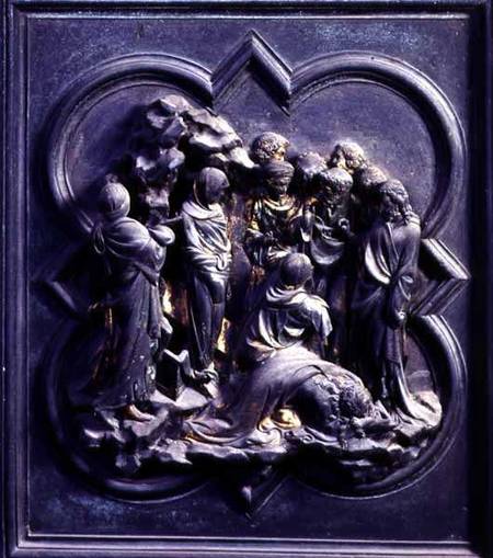 The Raising of Lazarus, tenth panel of the North Doors of the Baptistery of San Giovanni a Lorenzo  Ghiberti