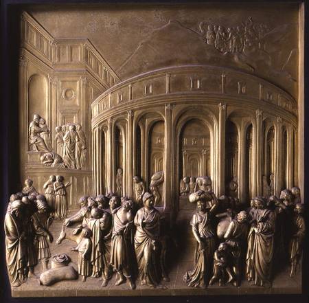 The Story of Joseph: Joseph sold into Slavery, The Finding of the Silver Cup and Joseph recognised b a Lorenzo  Ghiberti