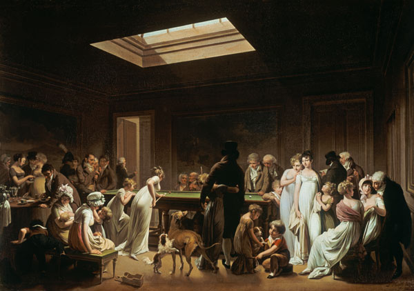 In the billiards drawing-room a Louis-Léopold Boilly