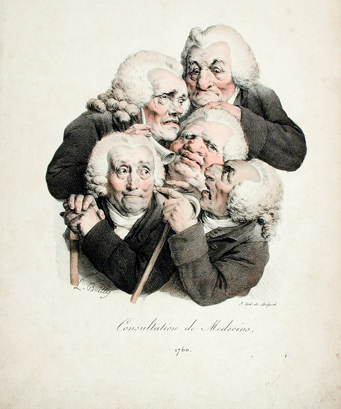 Consultation of Doctors a Louis-Léopold Boilly