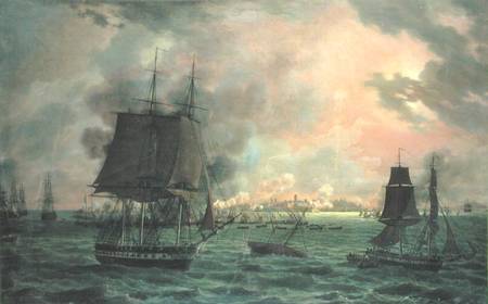 The Bombing of Cadiz by the French on 23rd September 1823 a Louis Philippe Crepin